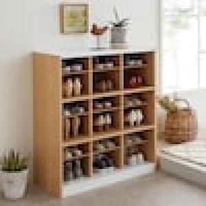 履き替えしやすい!シンプルデザインのスリッパ&シューズボックスの商品写真