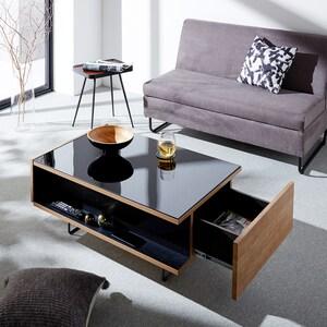 [日本製]引出し付きモダンリビングローテーブルの商品写真