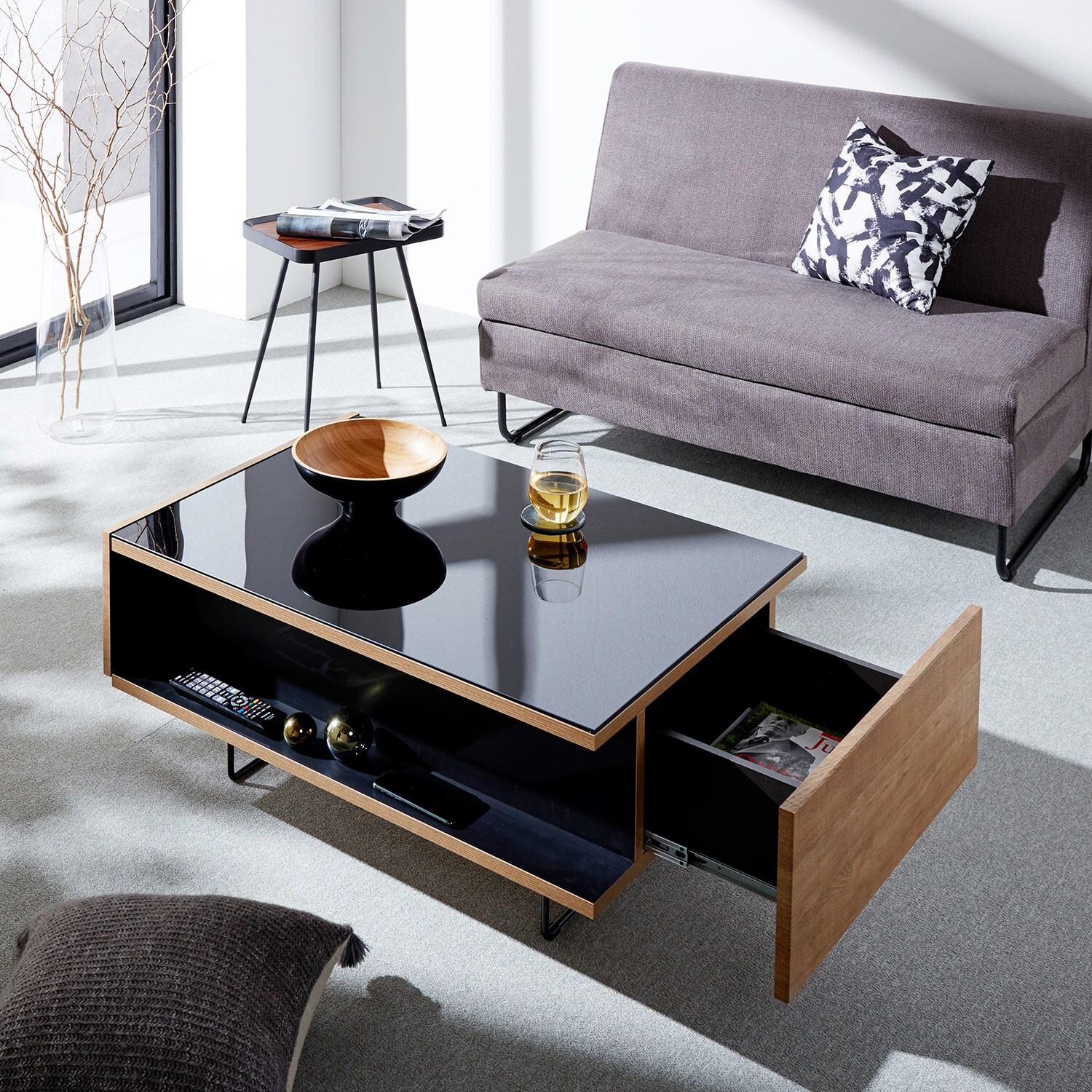 [日本製]引出し付きモダンリビングローテーブルの商品写真