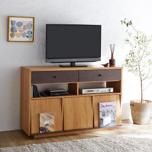 [日本製]デッキ収納にも最適なオーク材のリビングボード(完成品)の商品写真