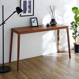 ウォルナット材のコンソールテーブルの商品写真