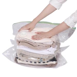 上から押すだけマチ付き圧縮袋 2個セット <布団用/衣類用>の商品写真