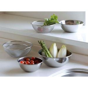 お手入れが簡単なステンレスざる&ボウル6点セット[日本製]の商品写真