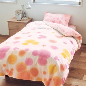 ソフトダブルガーゼの布団カバーセット(3点)「ミッキーモチーフ」の商品写真