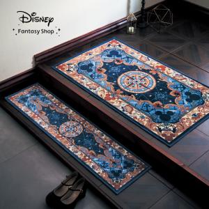 落ちついた暮らしになじむジャカード織りの玄関マット「ミッキーモチーフ」の商品写真