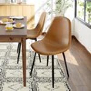 合皮ダイニングチェア2脚セットの商品写真