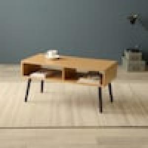 【超特価商品】棚付きリビングローテーブルの商品写真