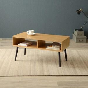 【超特価商品】棚付きリビングローテーブルの商品写真