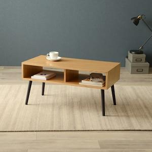 【超特価商品】棚付きリビングローテーブルの商品写真