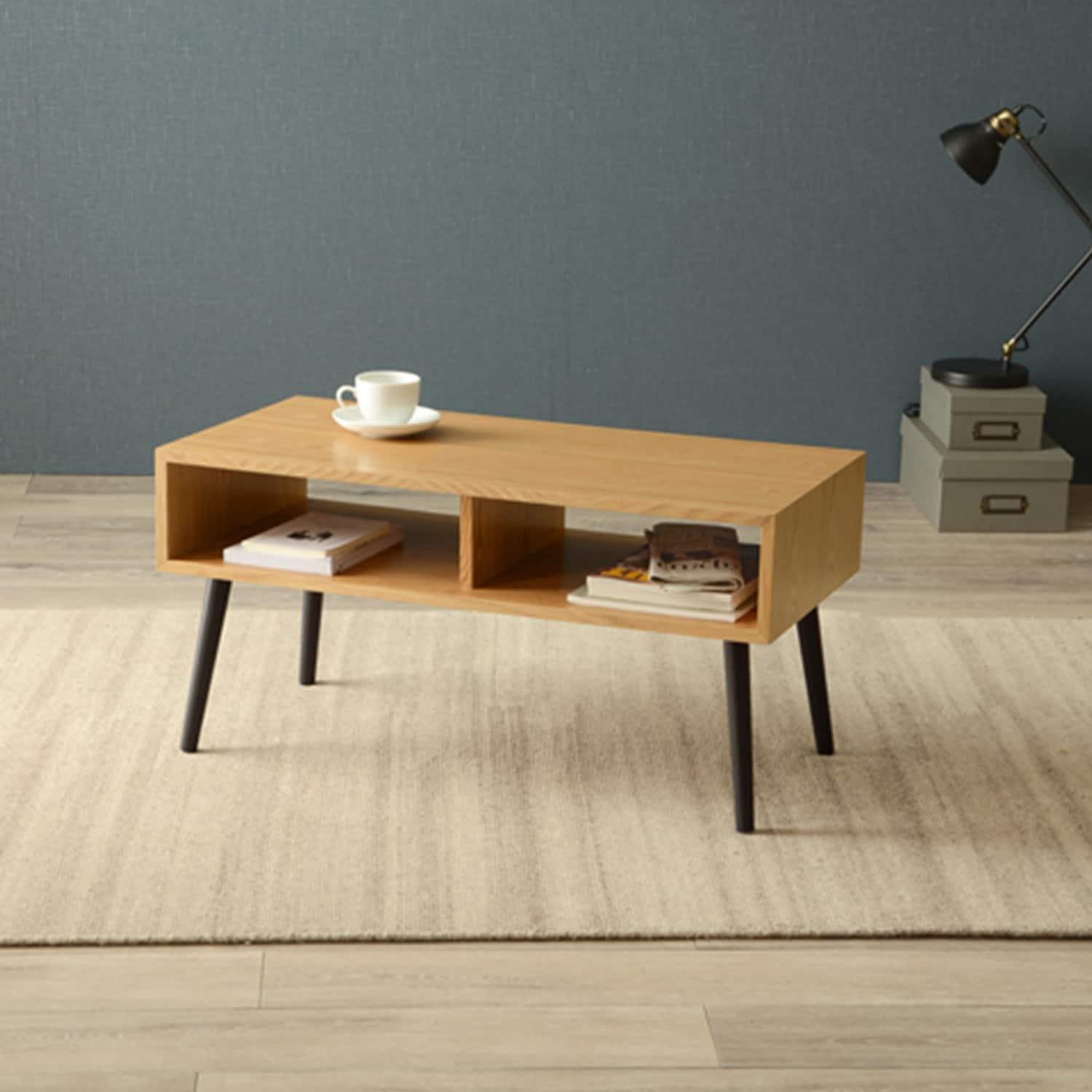 【超特価商品】棚付きリビングローテーブルの商品写真