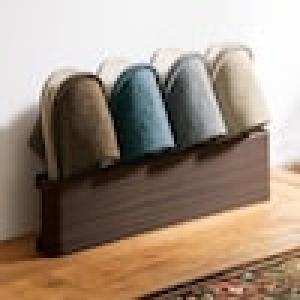 木目柄が綺麗なスリッパラックの商品写真