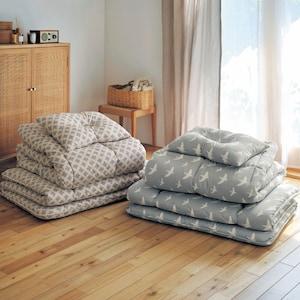 【タイムセール】 シンプル北欧調デザインの布団セット(3点) <シングル>の商品写真