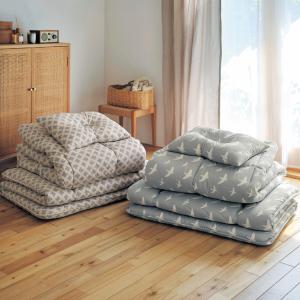 【タイムセール】 シンプル北欧調デザインの布団セット(3点) <シングル>の商品写真