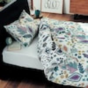 北欧デザインの綿素材を使った布団カバーセット[日本製] <2点セット>の商品写真