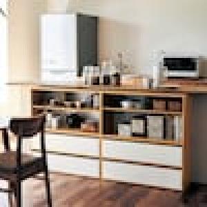 【5月6日までタイムセール】 組み合わせてマルチに使えるユニットシェルフ <オープン棚/縦仕切り板/引出し>の商品写真