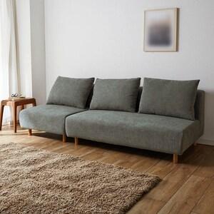 あぐらがかけるフルカバーリングソファー <1人掛け/2人掛け/カウチ>の商品写真