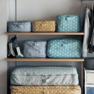 シンプル北欧調デザインの収納ボックス <ツバメ・小/大のみ>の商品写真