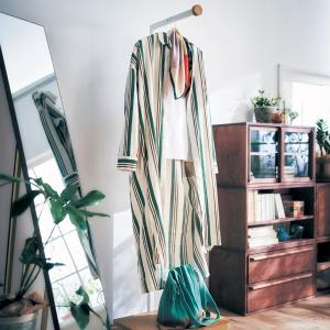 【タイムセール】 高さが調節できるコンパクトハンガーラック <幅45cm> 【コートハンガー】の商品写真