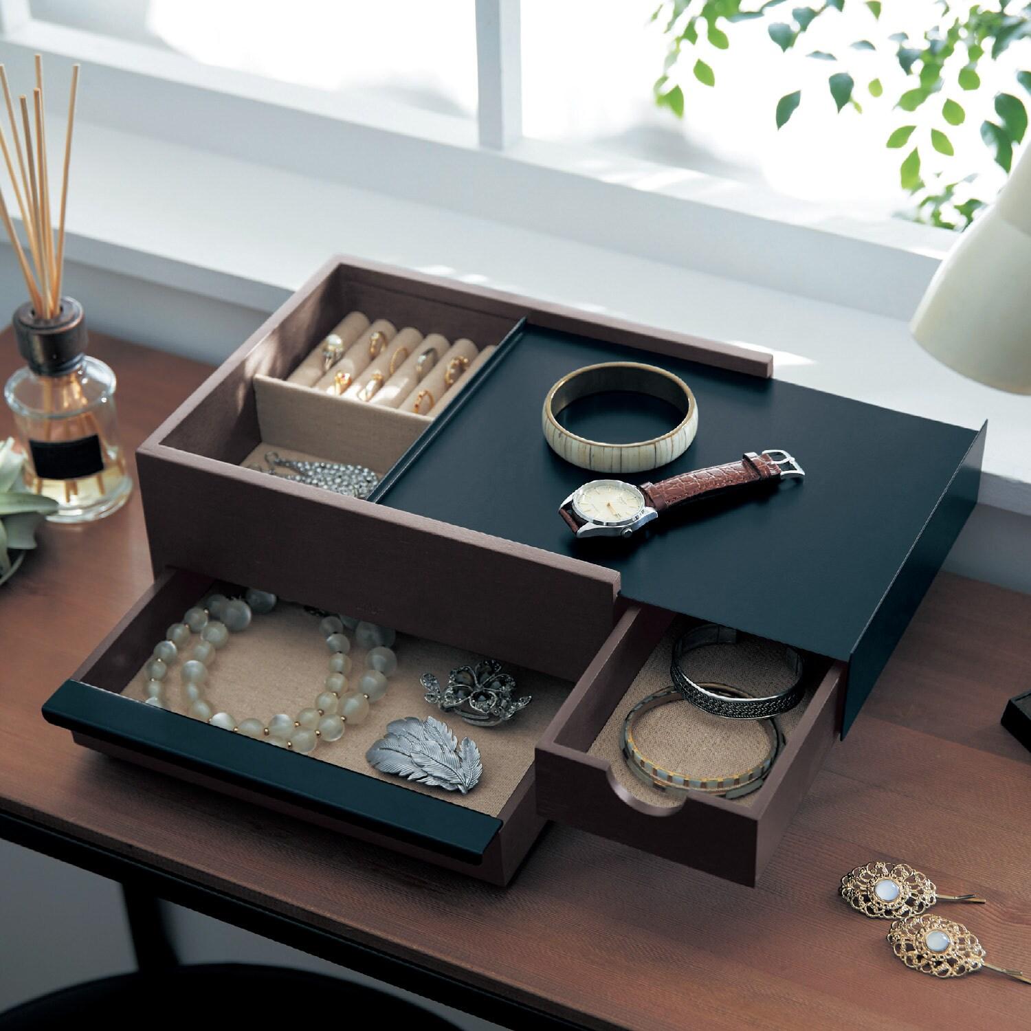 たくさん収納できるアクセサリーケース・ジュエリーボックスの商品写真