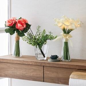 やわらかい灯りのハンドメイドフラワーブーケの商品写真