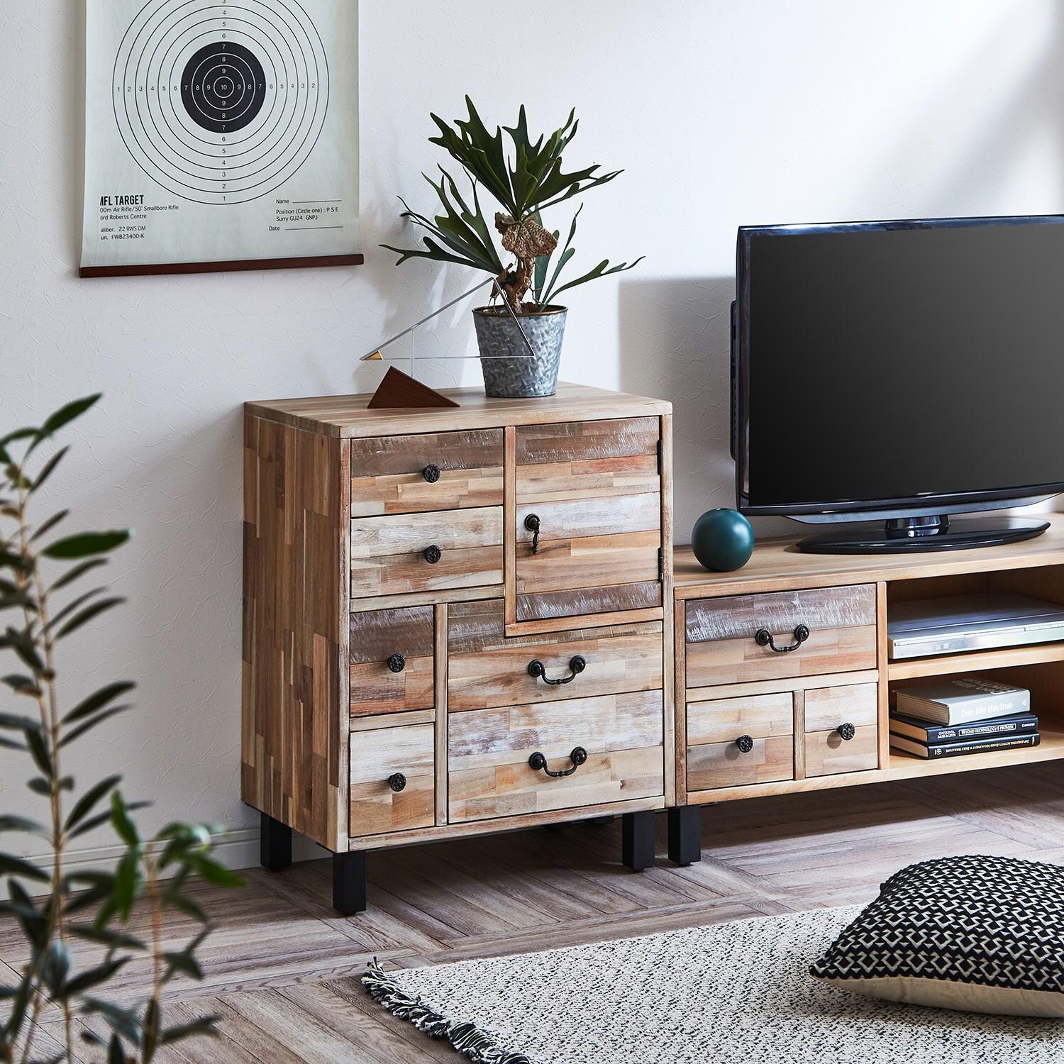 ヴィンテージ調リビングチェストの商品写真