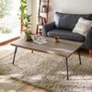 フラットヒーターのグレイッシュ天板こたつの商品写真