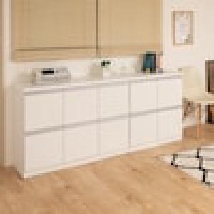 スタイリッシュデザインのスクエアキャビネットの商品写真