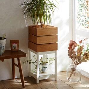 オーク材のフラワースタンドの商品写真