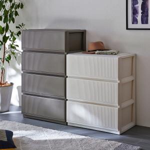 北欧モダンテイストの収納力の高い衣類収納チェストの商品写真