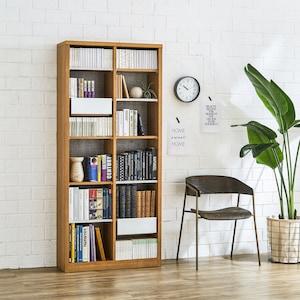 [日本製]棚板と引出しの位置を選べるオープンラックの商品写真