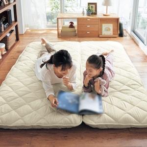 幅が選べるセミシングルサイズの小さな抗菌防臭防ダニ敷布団[日本製]の商品写真