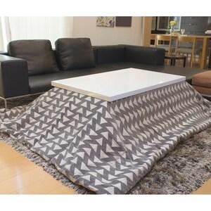 北欧調デザインのカバーが洗える薄掛けこたつ布団の商品写真