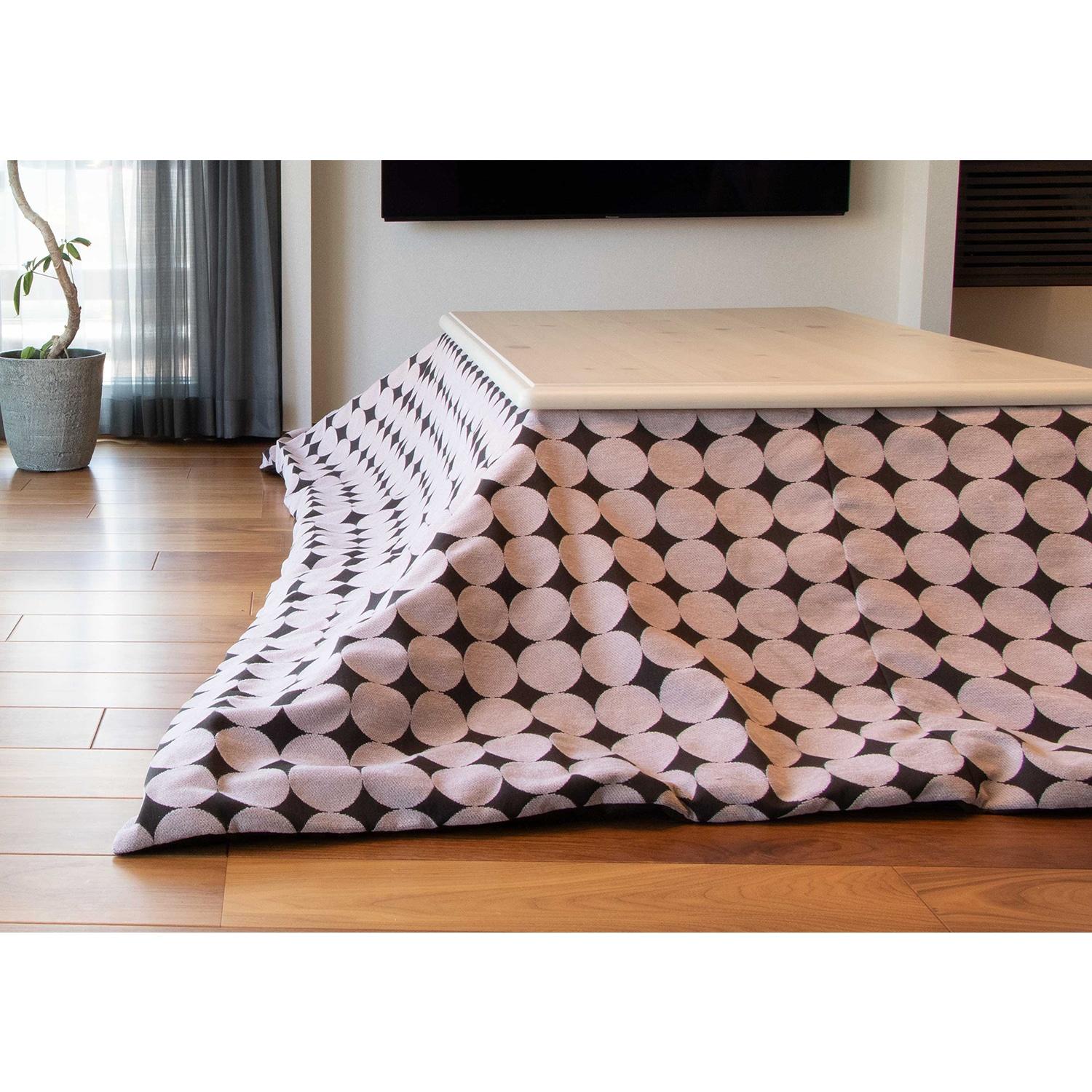 北欧調デザインのカバーが洗える薄掛けこたつ布団の商品写真