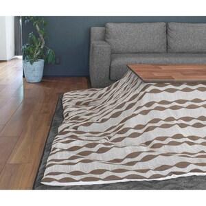 北欧調デザインのカバーが洗える薄掛けこたつ布団の商品写真