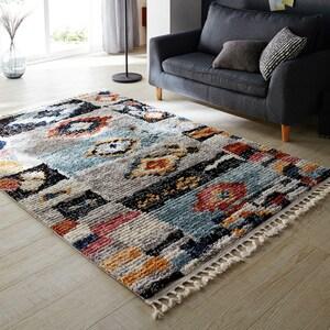 トルコ製折りたためるウィルトン織ラグ(モロッカン)の商品写真