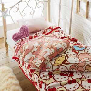 ニューマイヤーブランケット毛布「サンリオキャラクターズ」の商品写真