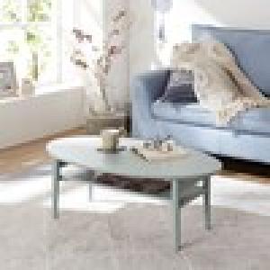 ペールカラーの折りたたみリビングローテーブルの商品写真