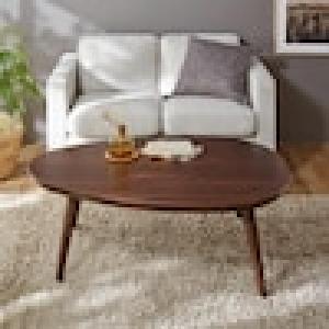 天然木のたまご型こたつテーブルの商品写真