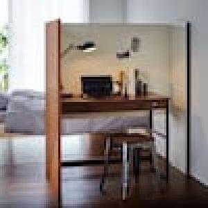 [日本製]在宅ワークに最適な木目調間仕切りパーテーションの商品写真