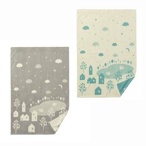 綿素材を使用したジャカードタオルケット【ベビー布団】の商品写真