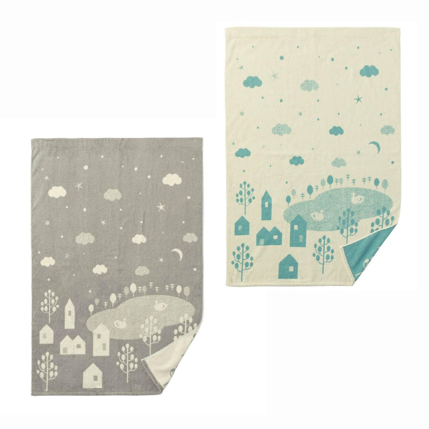 綿素材を使用したジャカードタオルケット【ベビー布団】の商品写真