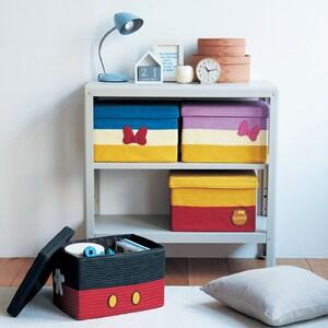 キャラクターイメージのふた付き収納バスケット(選べるキャラクター)の商品写真