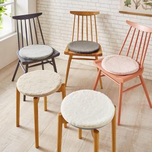 ラビットファータッチのマイクロファイバーチェアパッドの商品写真