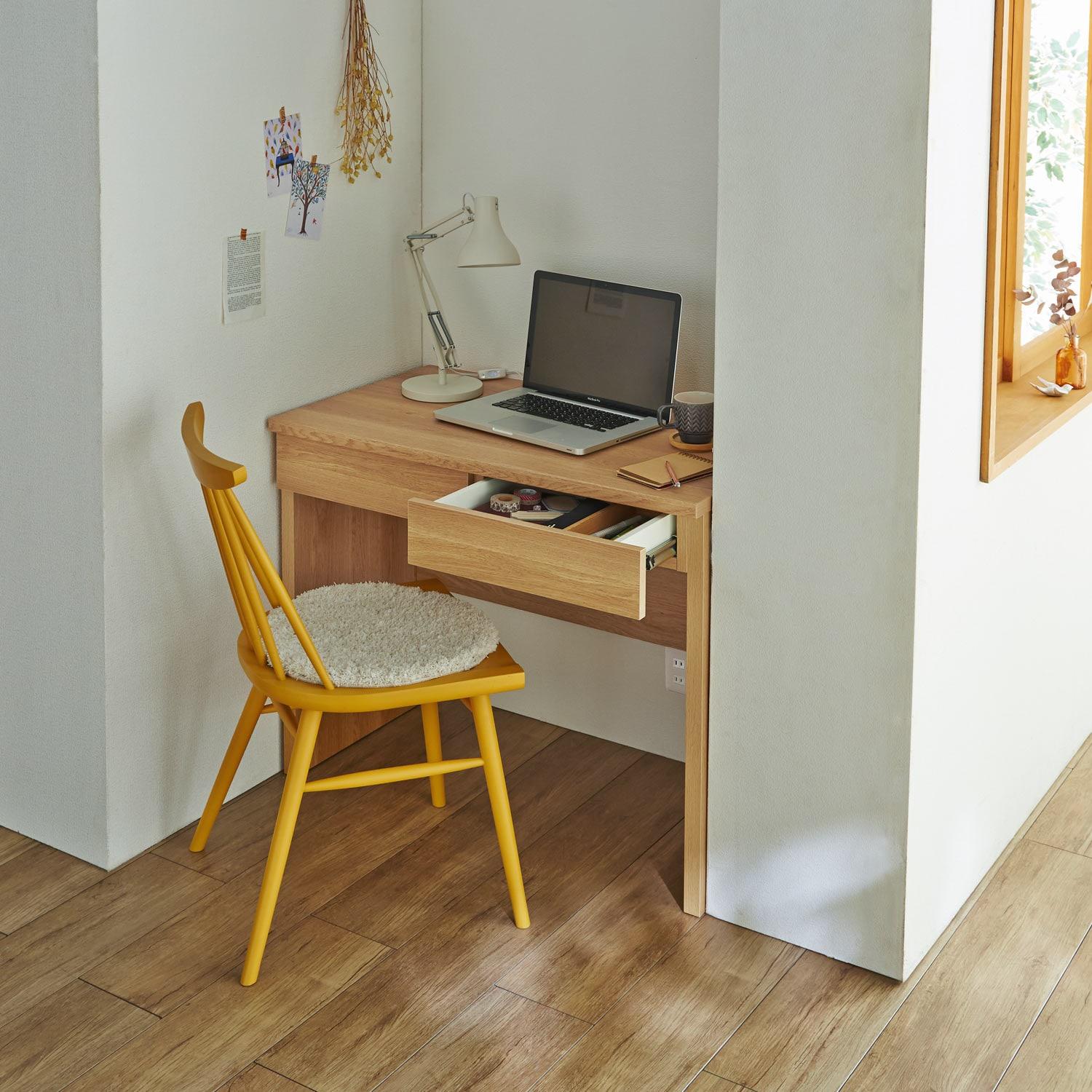 【幅1cmピッチサイズオーダー】奥行が選べるパソコンデスク <幅60~120cm>の商品写真