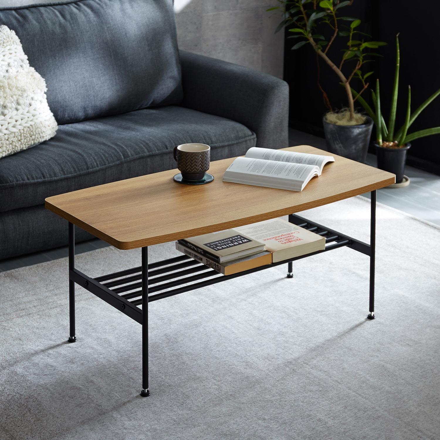 マニッシュテイストのリビングローテーブルの商品写真