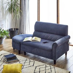 引っ掻き傷に強い!収納スペース付き組み替えソファーの商品写真