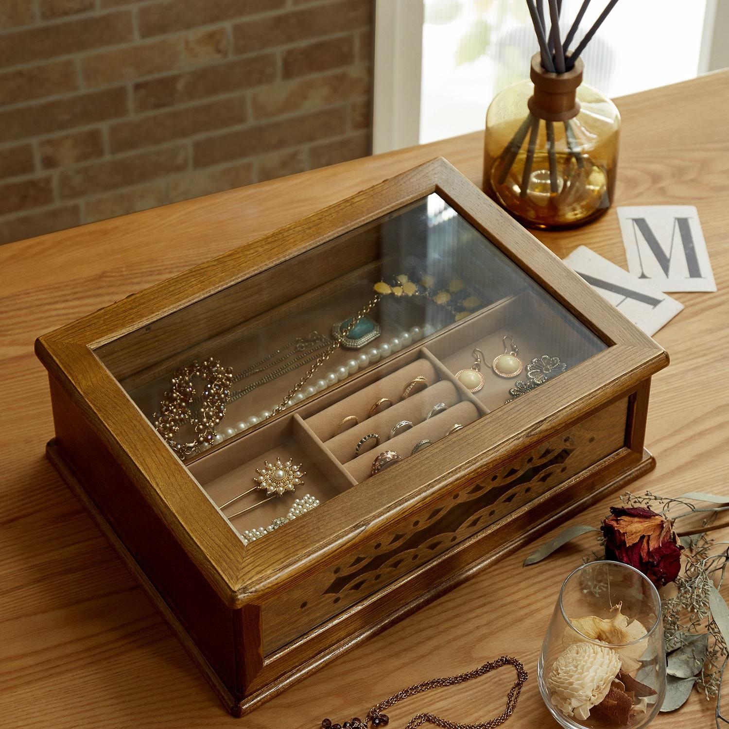 飾れるアクセサリーケース・ジュエリーボックスの商品写真