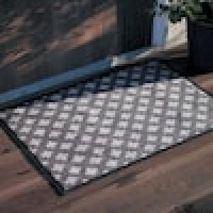 【タイムセール】 シックな北欧調デザインの泥落とし屋外玄関マットの商品写真