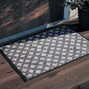【タイムセール】 シックな北欧調デザインの泥落とし屋外玄関マットの商品写真