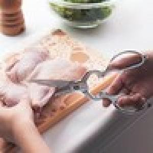 分解できてお手入れ簡単なステンレスキッチンバサミ[日本製]の商品写真